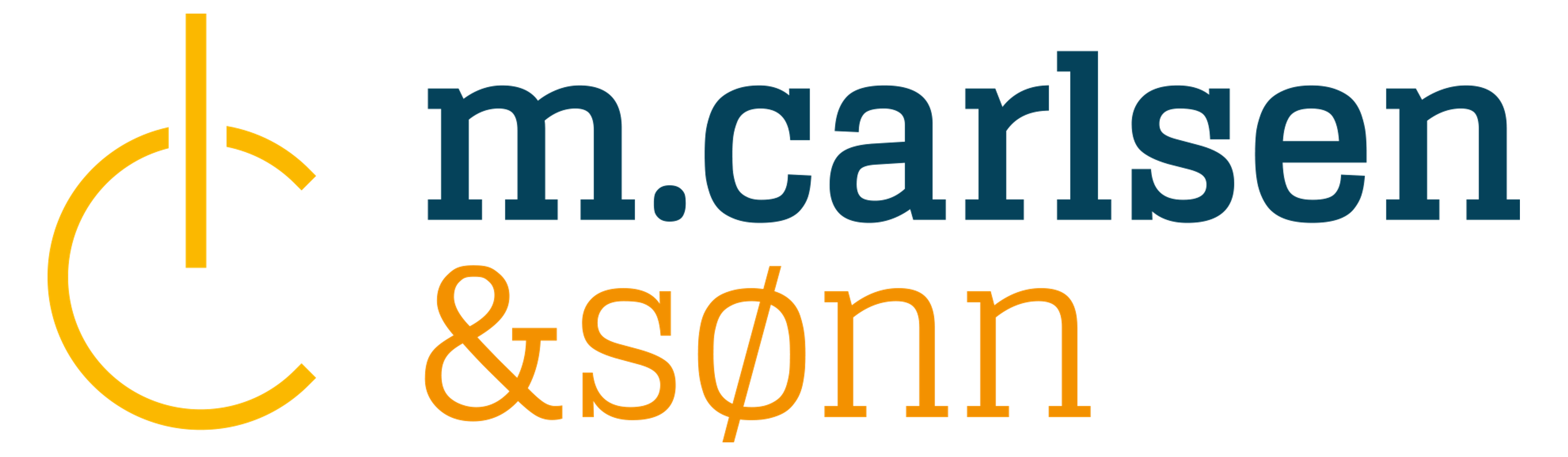 M Carlsen & Sønn logo